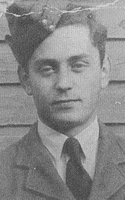 Felix Heller v uniformě RAF