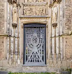 Vchod do chrámu sv. Mauritia, Kolín