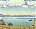 Ferdinand Hodler: Ženevské jezero od Chexbres (1905)