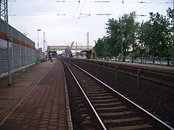 Pohled na zastávku.