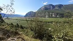 V místě vyústění Val di Non