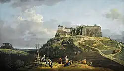 Bernardo Bellotto ("Pevnost Königstein")