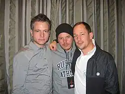 Kapela Fettes Brot v roce 2008 Dokter Renz (Martin Vandreier), König Boris (Boris Lauterbach), Björn Beton (Björn Warns)