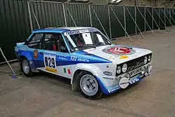 Fiat Abarth 131 v barvách "Wreath Fiat"