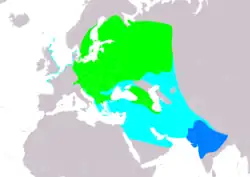 Rozšíření lejska malého