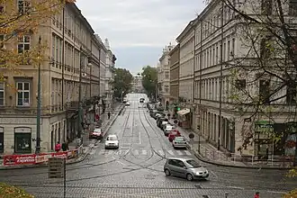 Pohled směrem k mostu