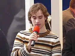 Filip Tomsa na prezentaci filmu Kvaska na Brněnském výstavišti v roce 2008