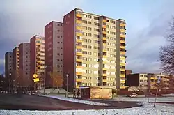 Sídliště ve Fittja, Švédsko.