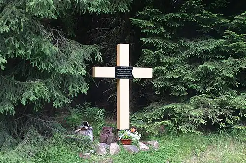 Pomník zaniklé obce Fláje