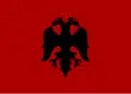 Vlajka albánské republiky v letech 1926–1928