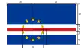 Rozměry kapverdské vlajky
