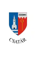 Csatár – vlajka