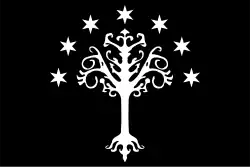Vlajka království Gondor