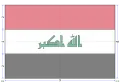Rozměry irácké vlajky