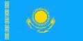 Kazašská vlajka (1992–1996) Poměr stran: 1:2