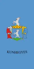 Kunhegyes – vlajka
