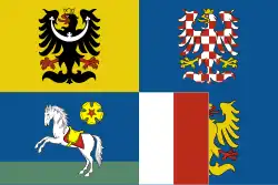Vlajka Moravskoslezského kraje