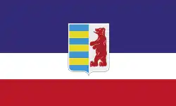 Vlajka Podkarpatské Rusi Poměr stran: 7:11