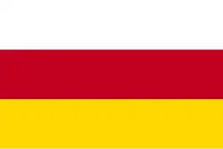 Severoosetská republika-Alanie – vlajka