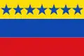 Vlajka Spojených států venezuelských (1859) Poměr stran: 2:3