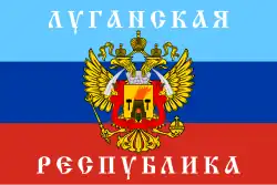 První verze vlajky od 2. listopad první poloviny roku 2014