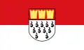 Kolín nad Rýnem – vlajka
