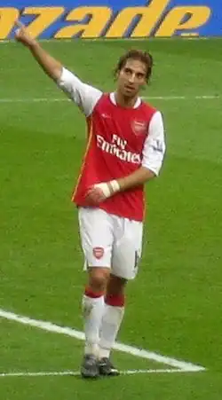 Mathieu Flamini v dresu Arsenalu