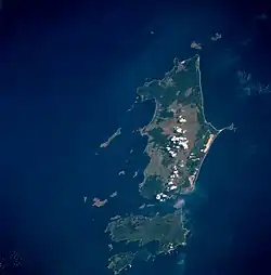 Snímek ostrova Flinders