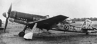 Focke-Wulf Ta 152 H po válce s provizorním britským označením