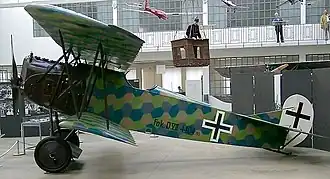 Fokker D.VII v Deutsches Museum v Mnichově.