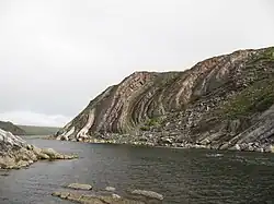 Zvrásněné horniny hřebene Paj-Choj