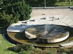 Fontána Sjednocená Evropa, detail