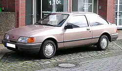 Třídveřový Ford Sierra (1987–1990)