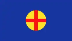 Vlajka Panevropské unie, když byla v roce 1922 založena