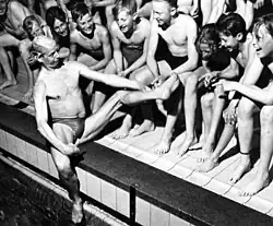 Forsgrenska badet Arne Borg, 1943