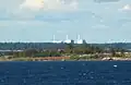 Pohled na elektrárnu z moře