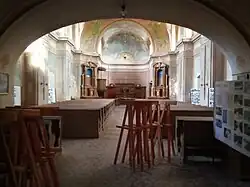 Interiér kostela (2019)