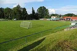 Fotbalové hřiště v Dolním Třešňovci