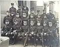 Fotografie z legií (pplk. Komorád označen křížkem)