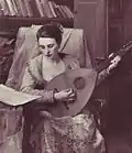 Dívka hrající na loutnu (1928)