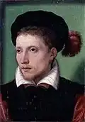 François Clouet: Portrét mladého rytíře, 1560