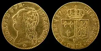 Louisdor Ludvíka XVI., 1754-1793