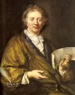 Malba od neznámého autora pocházející zřejmě z roku 1695