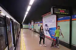 Nástupiště stanice