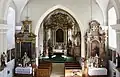 Interiér farního kostela