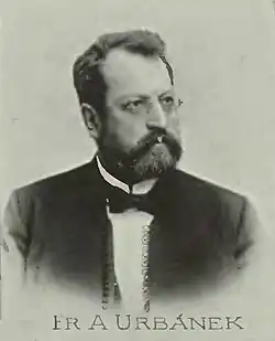 František Augustin Urbánek kol. r. 1899