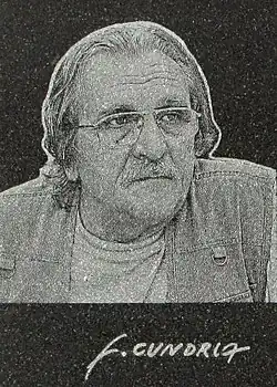 František Cundrla ak. malíř (podobenka z pamětní desky, která je umístěna na jeho domě ve Strážnici)