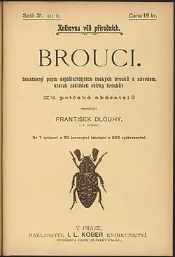 Brouci (1900), obálka jednoho ze sešitů, v nichž dílo postupně vycházelo[3]