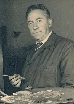 Malíř František Hofman, foto z pol. 20. století