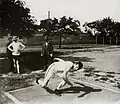 Janda při hodu diskem (asi 1902)
